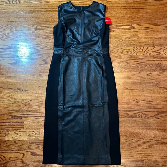 Spanx Vegan Leather Dress - Picture 3 of 9